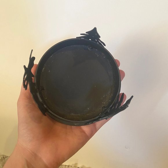 Candle Holder Moose, Trees, Winter Themed - Picture 3 of 4